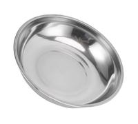 Beatifufu Bandeja Inoxidable para Báscula Digital Recipiente y Antideslizante para Alimentos Resistente y Fácil de Limpiar Adecuada para Diversas Capacidades y Usos Diarios