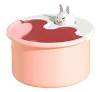 Beatifufu Bañera De Spa Para Cubo De De Pies De Plástico Diseño De Conejo Masajeador De y Conservación De Para Pedicura Casa