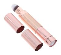 Beatifufu Brocha de Maquillaje Versátil Aplicación de Doble Punta Retráctil Fibras Artificiales y Cuerpo de Plástico para Polvos y Base Adecuado para Viaje