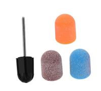 Beatifufu Cabezal de Pulido Cuidado Pies Bandas de Lijado de Color Claro para Taladro de Uñas Brocha de Mandril para Uñas Herramienta para Lijar Uso Manicura y Pedicura