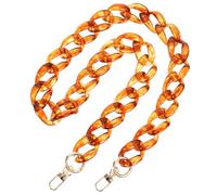 Beatifufu Cadena de espina de pescado para bolso, correa de cadena para bolso, acrílica, para extender las correas del bolso y uso en fiestas