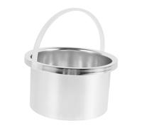 Beatifufu Calentador de Cera para Depilación de 105 Mm en Color Plata Olla Interior de Aleación de Aluminio Diseño Versátil y Fácil Operación para Terapia de Cera