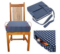 Beatifufu Cojín Elevador Infantil Duradero para Silla de Comedor Almohadilla Azul Segura y Fácil de Limpiar Ligero para Bebés y Uso Hogar y Restaurante