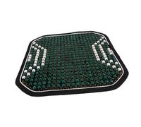 Beatifufu Cojín para Asiento de Coche con Cuentas de Madera Ventiladas Masaje Relajante Antideslizante y Resistente para Camiones Funda de Asiento para Verano