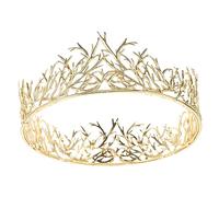 Beatifufu coronas para novias novia Accesorio de novia Accesorio para trajes de época de novio para de de novia de boda para damas Metal