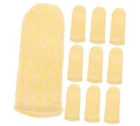 Beatifufu Dediles Protectores De Dedos Anticortes Hppe Resistentes y Transpirables, Mangas Para Pulgar Anti-corte, 10 Unidades Para Cocina, Jardinería y Bricolaje