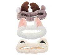 Beatifufu Diademas para Maquillaje Facial 3 Piezas Suaves Algodón Tigre y Gato un Tamaño Spa y Cuidado Piel para Mujeres y Niñas Uso Diario