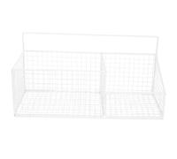 Beatifufu Estante Colgante de Pared para Baño de Hierro, Blanco, Modelo 1