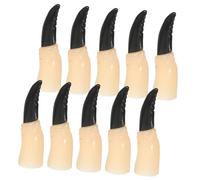 Beatifufu Fingernails De Bruja Decorativas Para Halloween Uñas Falsas Espeluznantes De Accesorios Prácticos Para Disfraces De Cosplay y Fiestas Temáticas