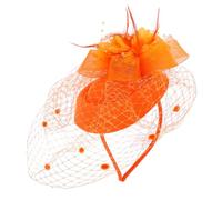 Beatifufu Flor De Cabeza De Malla Tocados Verdes Sombrero De Banquete Sombrero De Flores Sombreros De Los Años 40 Para Fascinadores Para El Cabello Tocado De Novia Venda Pluma