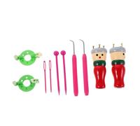 Beatifufu Herramientas de Manual de Madera para DIY Kit Compacto para Crear Cordones Trenzados y Pulseras Diseño Fácil de Usar y Almacenamiento Práctico para Proyectos Creativos Casa