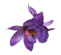 Beatifufu Horquilla Floral De Morado Accesorio Decorativo Estilo Hawaiano Para Novias y Mujeres.