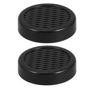 Beatifufu Humidificador para Cigarros 2 Piezas Redondo Negro, Accesorios para Humidores, Herramienta para Mantener la Humedad, Compacto y Portátil para Viaje, Conservación de Sabor