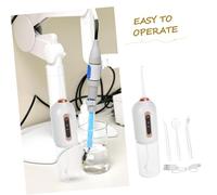 Beatifufu Irrigador Dental Portátil Recargable USB Flosser Eléctrico con Tanque Presión Ajustable para Limpieza Profunda y Cuidado Oral Viaje y Uso Doméstico