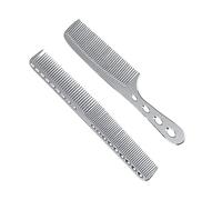 Beatifufu Juego de 2 Peines con Spray para El Cabello Peines Profesionales de Acero Inoxidable de Gran Tamaño para Un Uso Fácil Peine para Hombre Peine de Horquilla Accesorios de Peluquería