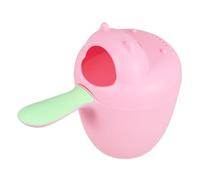 Beatifufu Juguete De Baño Hipopótamo Taza De Champú Enjuagadora Cascada Cuchara De Ducha Accesorio De Baño