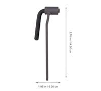 Beatifufu Llave para Tornillos de Válvula de Motocicleta 2 Piezas de Acero de Vanadio 10Mm Hexagonal y 35Mm Cuadrado Herramienta Multifuncional para Ajuste de Motor de Moto