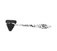 Beatifufu Martillo de Reflejos Neurológico Triangular Negro Herramienta Clínica de Percusión Duradera para Examen y Diagnóstico