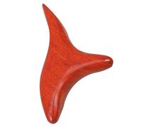 Beatifufu Masajeador de Madera de Tres Puntas para Cuerpo y Pies Herramienta Manual de Gua Sha y Raspado Muscular Diseño Ergonómico Compacto para Terapia de Puntos Gatillo y Relajación