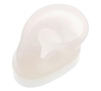 Beatifufu Modelo de Oreja de Silicona Realista para Perforación Simulador Anatómico Seguro para Práctica y Exhibición de Pendientes para Formación Médica y Demostraciones Educativas