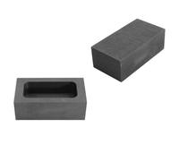 Beatifufu Molde para Fundición de Metales No Ferrosos en Grafito, Dimensiones Interiores 65X30X20 MM, Diseñado para Tratamientos Térmicos y Usos Educativos