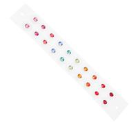 Beatifufu Parches Desechables De Acupuntura Para Oreja 1 Lámina Transparente Semillas Magnéticas De Vidrio Para Masaje De Puntos De Acupresión Terapia Auricular Saludable Diaria