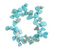 Beatifufu Piedras de Virutas de Bricolaje Cuentas DIY para Niñas de Mineral Azul, Irregulares, 0,04kg, para Manualidades y Hacer Collares