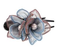 Beatifufu Pinza Duckbill Elegante De Flores De Seda Para Mujeres Accesorio De Cabello Resistente y Cómodo Para Ocasiones Desde Fiestas Hasta Uso Diario