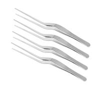 Beatifufu Pinzas Para Extraer Cerumen De Acero Inoxidable 304, Juego De 4 Pinzas Pequeñas Con Punta Curva, Herramienta Reutilizable Para Limpieza Precisa De Oídos Casa y Viaje