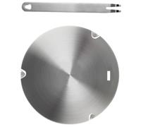 Beatifufu Placa Difusora de Calor de Acero Inoxidable para Cocinas de Inducción y Gas Adaptador Resistente para Mejorar Cocción y Protección Térmica Uso Ollas y Sartenes