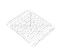 Beatifufu Regla de Costura Acrílica Transparente con Marcas Precisas para Acolchado Patchwork y Diseño Textil Herramienta Ligera y Duradera para Proyectos Diy