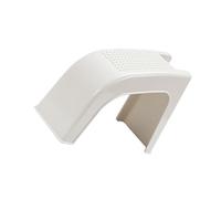 Beatifufu Reposapiés para Pedicura y Ducha Antideslizante 1 Unidad Tamaño 37x28x16,5 Cm Color Beige para Uso Doméstico Mujeres Embarazadas Ancianos y Discapacitados