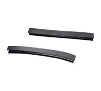 Beatifufu Riel Anticolisión para Patineta, 1 Par, Negro, Silicona
