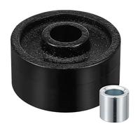 Beatifufu Rueda Giratoria de Gato Hidráulico Horizontal 2.5 Toneladas Rueda Delantera para Gato de Suelo Accesorios de Elevador de Garaje Estructura de Acero Reforzado