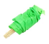 Beatifufu Silk Dance Fan Long Bamboo Frame Belly Dance Prop For Ethnic And Stage Performances