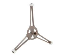 Beatifufu Soporte Giratorio Microondas Triple Brazo Soporte Resistente de Plástico para Plato Giratorio Instalación Rápida sin Herramientas Compatible con Microondas Estándar Calentamiento