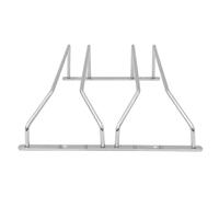 Beatifufu Soporte para Copas de Vino de Acero Inoxidable Estante Colgante Doble Organizador y Escurridor Práctico para Cocina Hotel y Restaurante Diseño Resistente y Fácil Limpieza