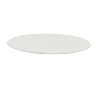 Beatifufu Tabla de Corte Redonda de Vidrio Templado Antiarañazos Antideslizante Bandeja Multiuso para Carne y Alimentos Resistente y Fácil de Limpiar para Cocina y Profesional