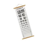 Beatifufu Tabla Visual para Examen Ocular Colgante Diseño Estándar para Pruebas de Agudeza Visual y Adultos Herramienta Práctica para Hogar y Clínicas