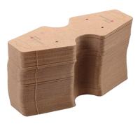 Beatifufu Tarjetas para Exhibición de Joyas 300 Piezas, Porta Pendientes y Collares de Cartón Kraft Resistente al Desgaste, Tamaño Pequeño para Almacenamiento y Uso en Tienda o Hogar