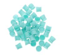 Beatifufu Tazas De Pigmento Para Tatuajes 300 Unidades Tamaño Mediano Taza De Silicona Azul Para Suministros Profesionales De Tatuaje Uso Cercano