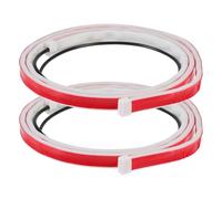 Beatifufu Tira de Luces LED para Puerta de Coche 1.2m, Lámparas de Advertencia para Puerta Automática, Barra Luminosa Roja y Luz Clara, 2 Piezas para Interior de Automóvil, Luz de Seguridad