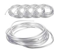 Beatifufu Tira de Sellado Fácil de Instalar para Puerta de Coche 5 Rollos Protectores de Borde en PVC Antirayaduras para Protección