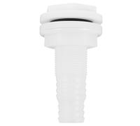 Beatifufu Ventilación de Drenaje a través del Casco Conector de Drenaje de Cubierta ABS Blanco para Mantenimiento de Drenaje de Cubierta de Barco y Casco de Barco