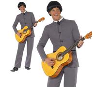 Beatles Disfraz Adulto 60s Fab Cuatro Beatles Hombre Disfraz M L