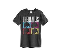 Beatles Hard Days Night Amplified Vintage Charcoal X Large T Shirt T-Shirt NUEVO