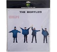 The Beatles - Beatles Help - Placa de metal de colección 30 x 30 cm