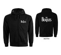Beatles - the - Felpa # L Unisex Black # Drop T Logo