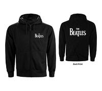Beatles - the - Felpa # M Ladies Black # Drop T Logo