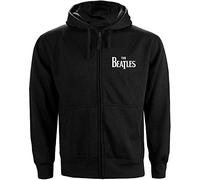 Beatles - the - Felpa # Xs Ladies Black # Drop T Logo